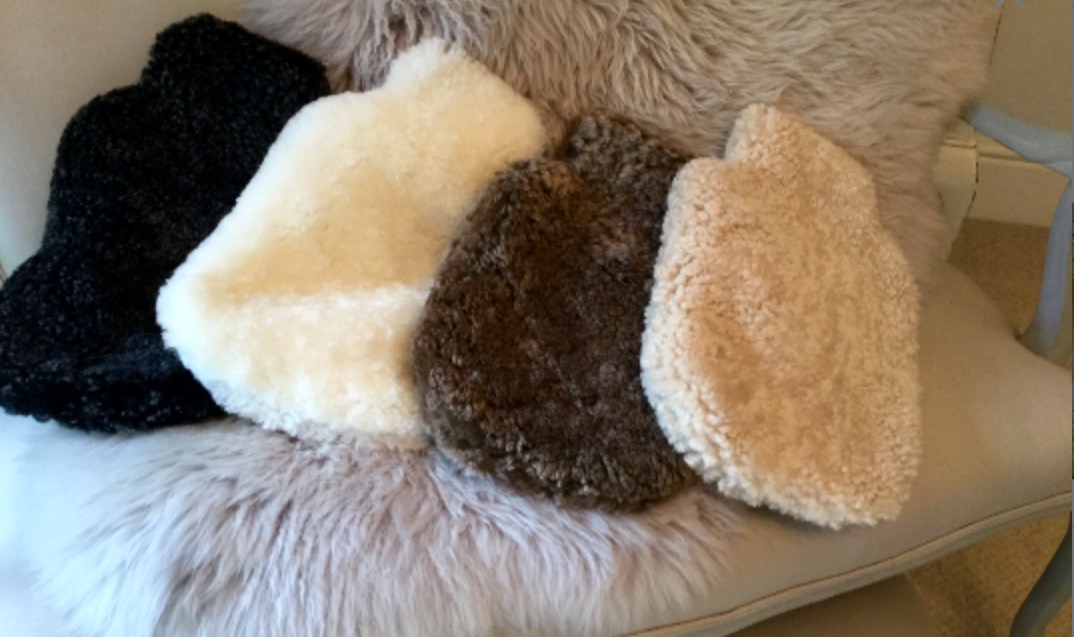 Taupe Curly Sheepskin Hot Water Bottle Cover | The Swedish Wooden Horse ...